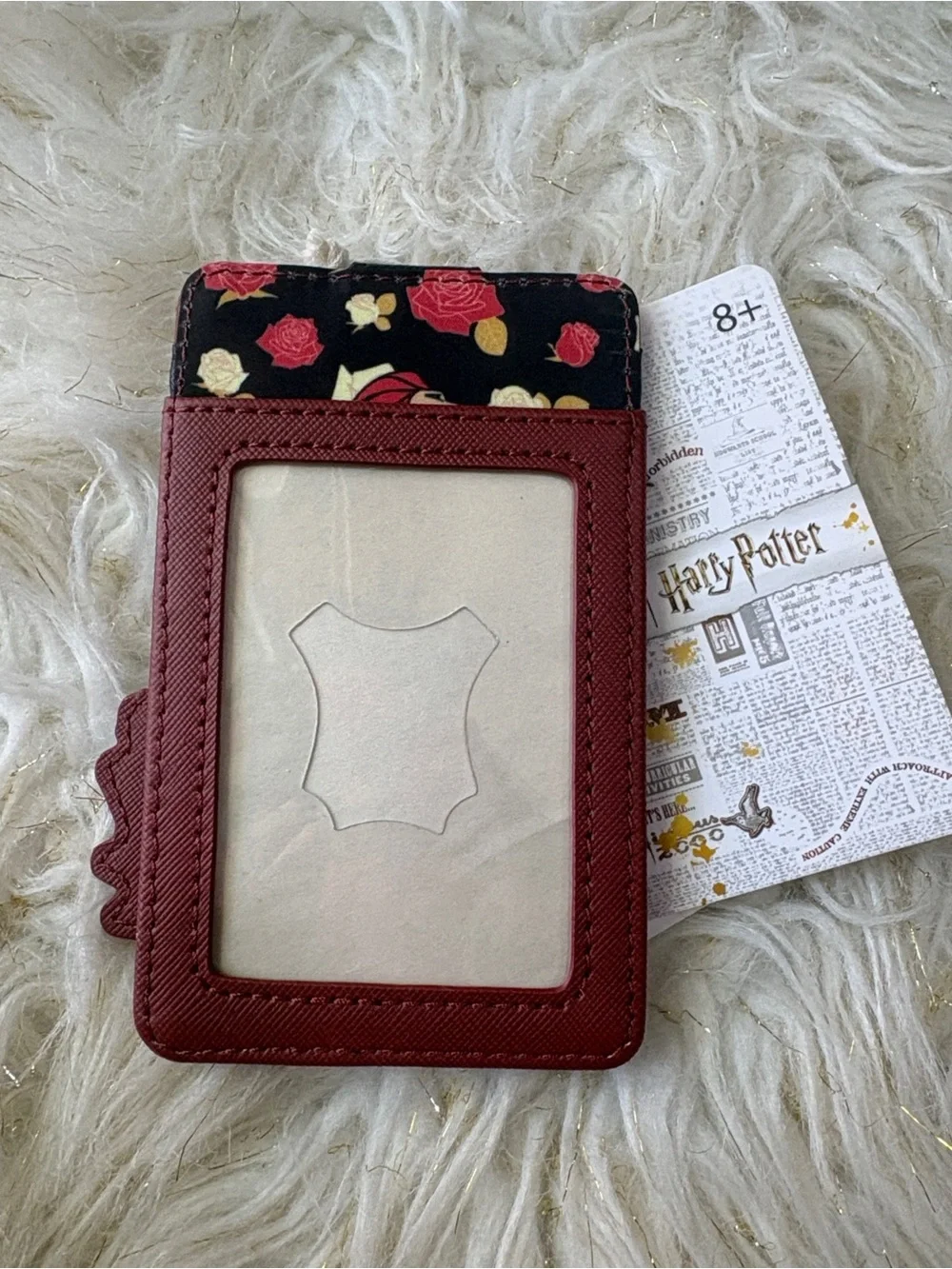 Warner Bros. Gryffindor Red and Black Phone Card Holder with Lion Crest